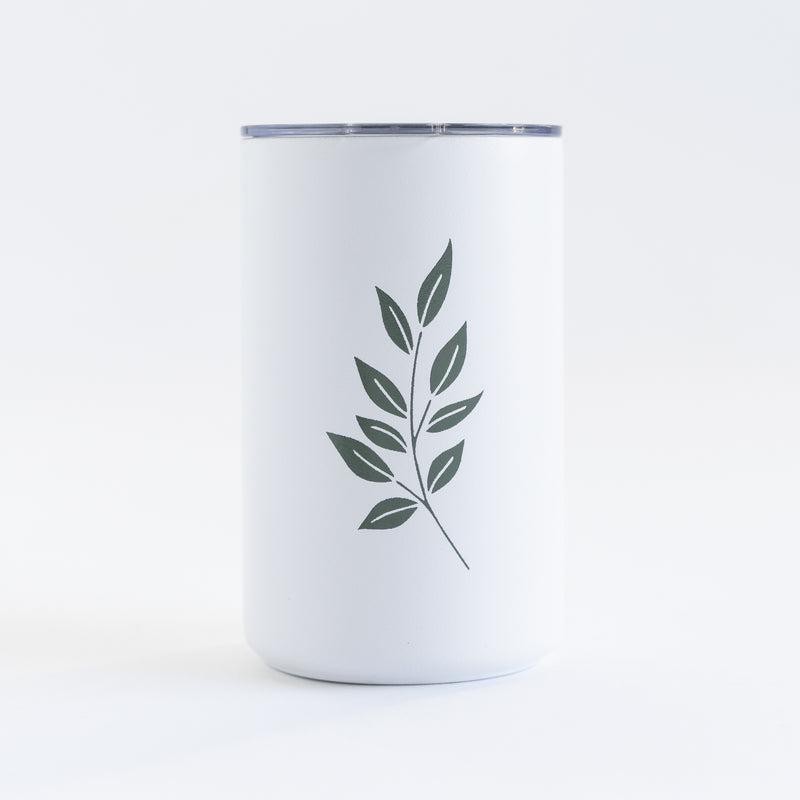 Greenery insulated tumbler